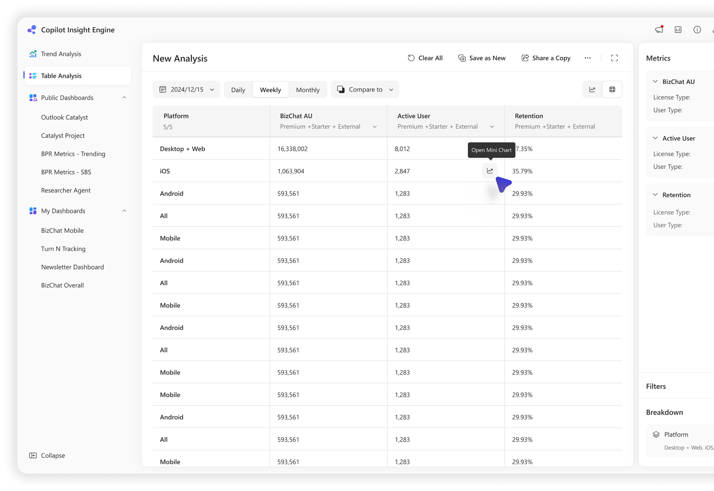 In-cell trigger solution